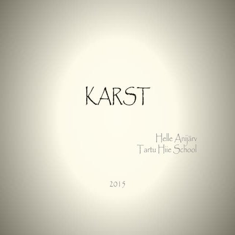 Karst