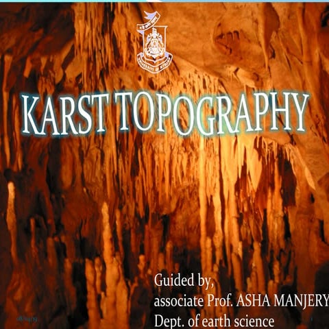 Karst topography