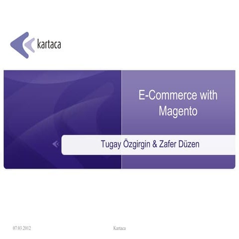 Kartaca magento-en presentation
