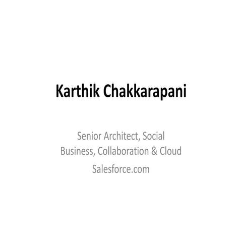 Karthik chakkarapani profile