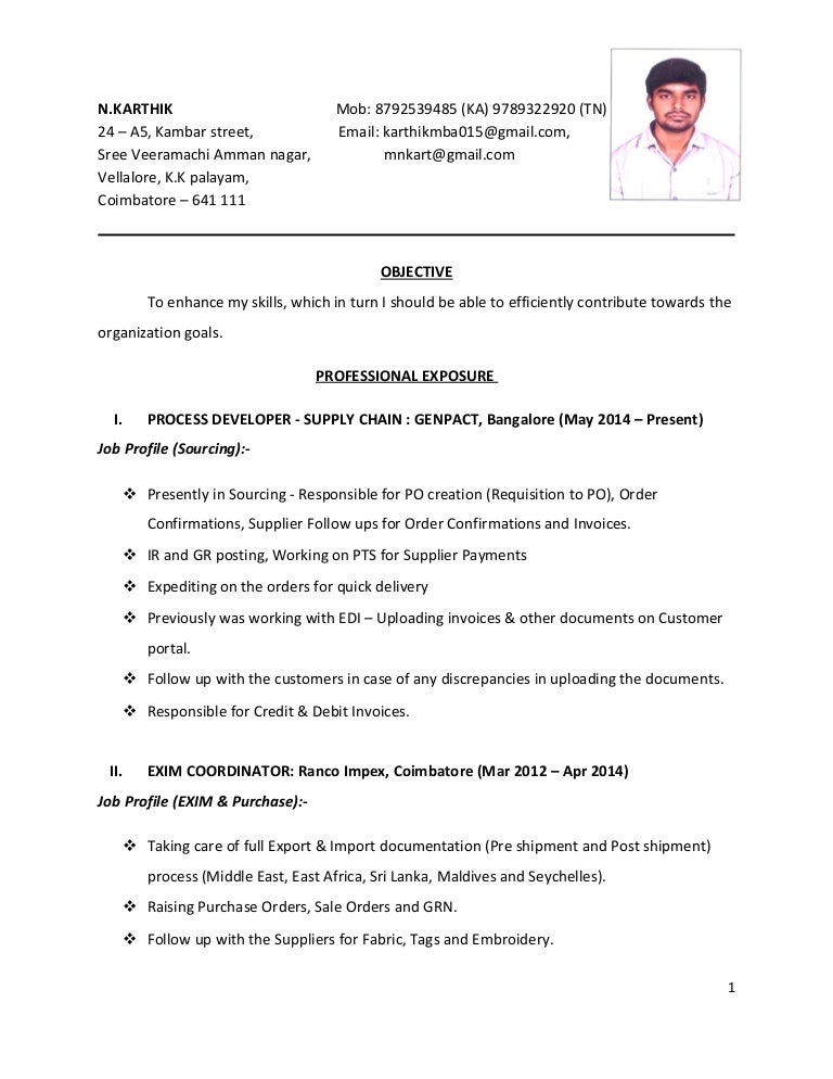 Karthik Resume 2016