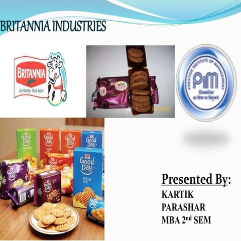 MARKETING MIX OF BRITANNIA 