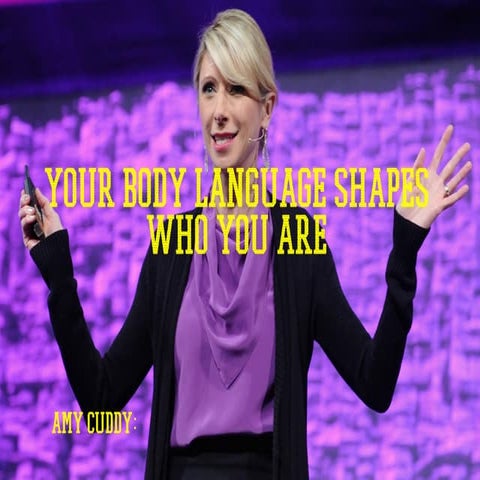 Your Body Language shapes who you are