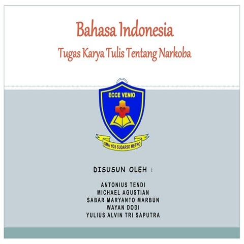 Karya Tulis Tentang Narkoba