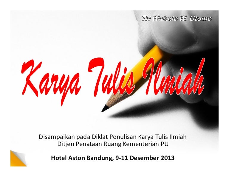 Karya Tulis Ilmiah