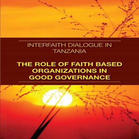 THE ROLE OF FAITH BASED ORGANIZATIONS IN GOOD GOVERNANCE | PDF