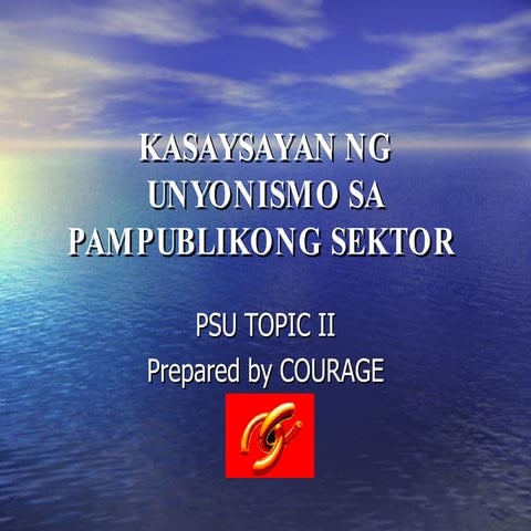 Kasaysayan Ng Unyonismo