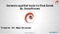 Generate Qualified Leads For Real Estate