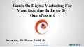 Hands On Digital Marketing For Manufacturing Industry