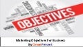 Marketing Objectives For Business