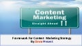 Framework For Content Marketing Strategy
