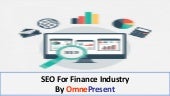 SEO For Finance Industry