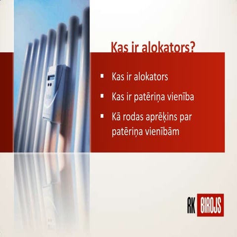 Kas ir alokators | PPSX