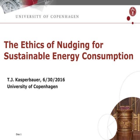 Nudging for Energy Consumption