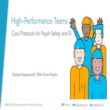 Richard Kasperowski - High Performance Teams