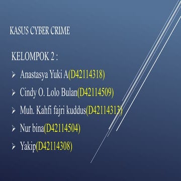 cyber crime tentang carding | PPT