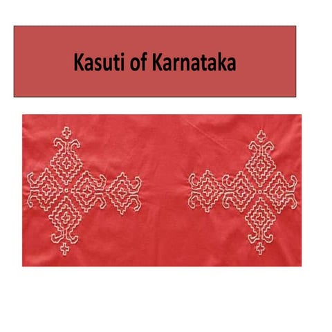 Kasuti of karnataka
