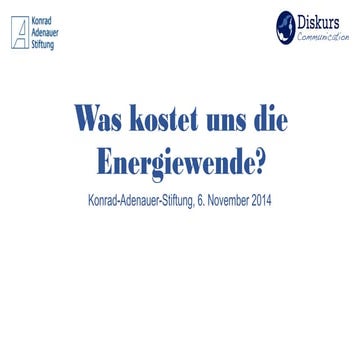 Was kostet uns die Energiewende?