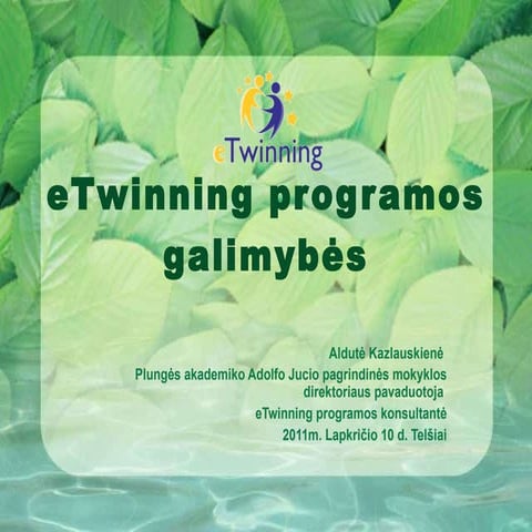 eTwinning programa