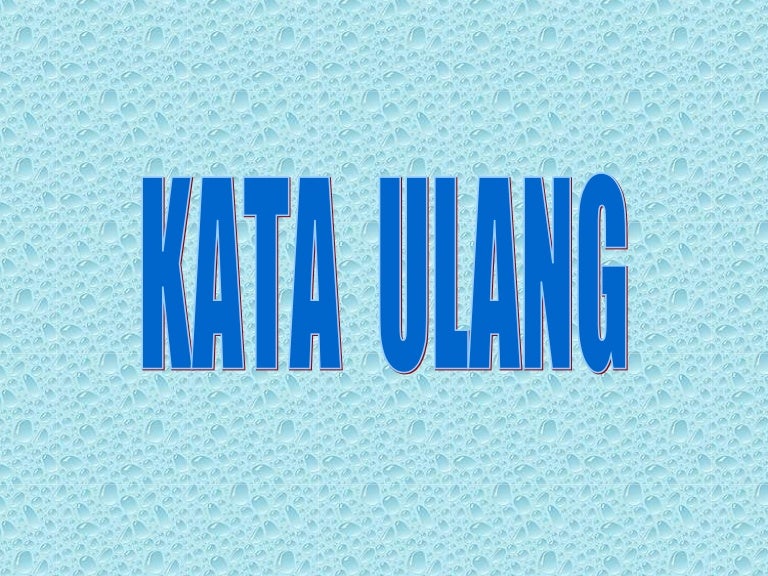 Kata Ulang