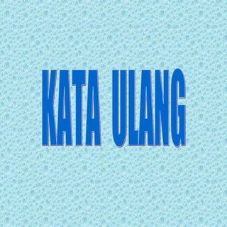 Kata ulang