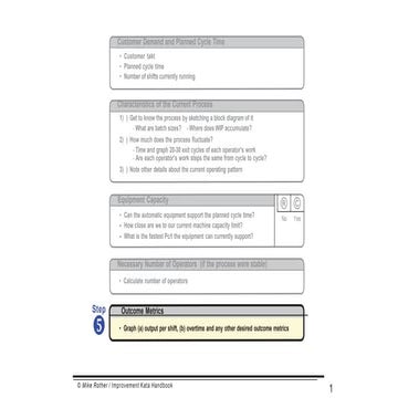 Information in a Current Condition 