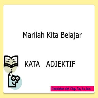 Kata adjektif