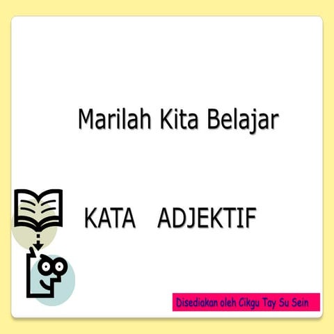 Kata adjektif