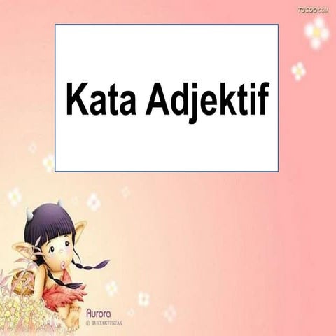 Kata adjektif  - warna(Darjah 1)