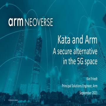 Kata and arm, a secure alternative in the 5 g space