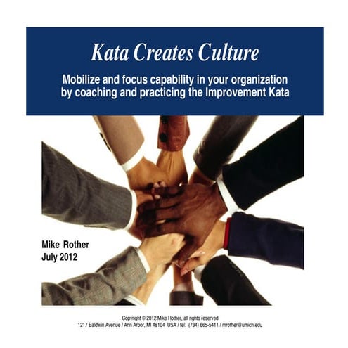 Kata Creates Culture