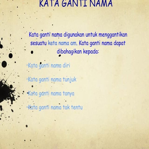 Kata ganti nama