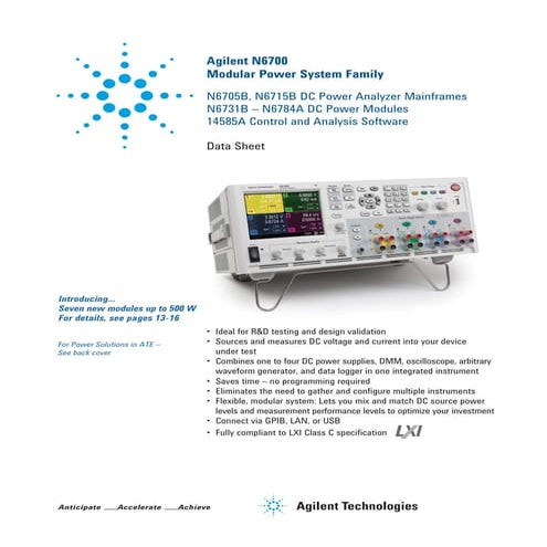 Katalog agilent-dc-power-analyzer-n6715 b-base-model-custom-configured-tridinamika