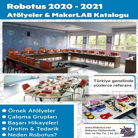 Robotus Atölye Katalogu - Okul Atölyeleri