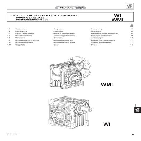 Редукторы и мотор редукторы wi-wmi STM