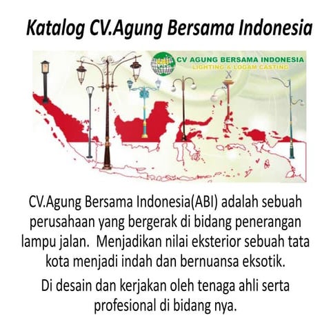 KATALOG CV.AGUNG BERSAMA INDONESIA