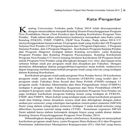 Buku Katalog Universitas Terbuka Pdf