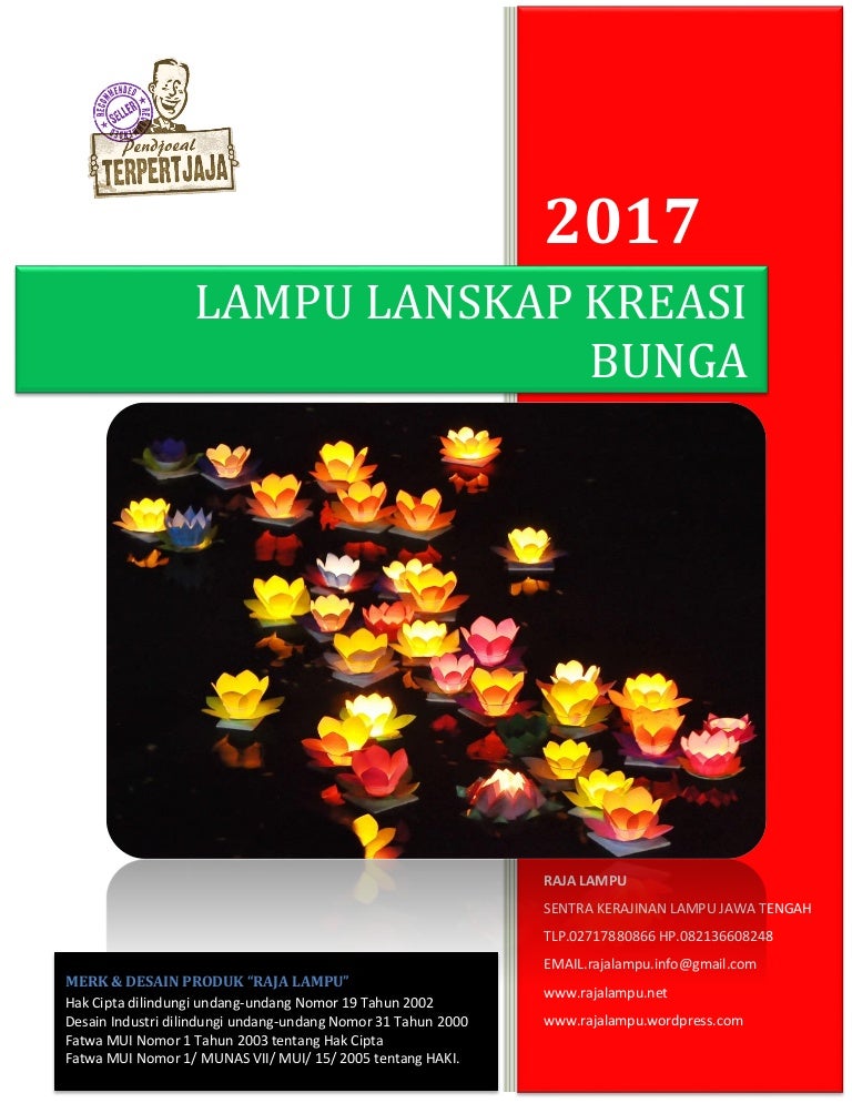 DAFTAR HARGA LAMPU HIAS MOTIF  BUNGA  2021