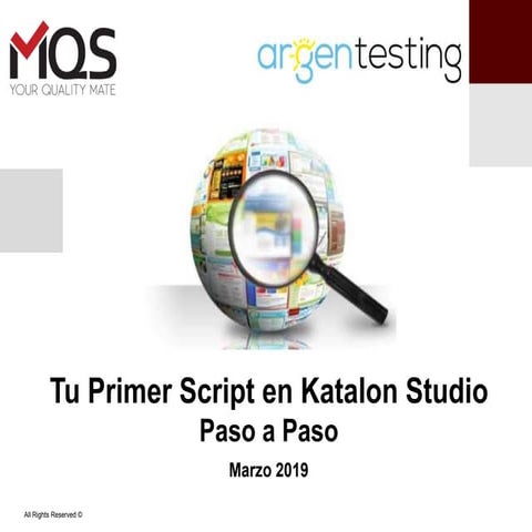 Tu primer script en Katalon - Paso a Paso