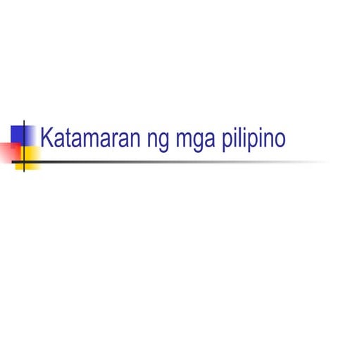 Katamaran ng mga pilipino