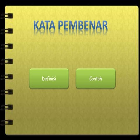 Kata pembenar