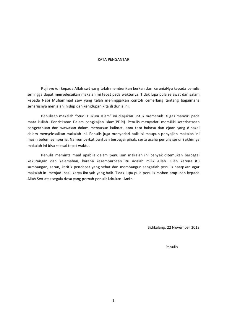 Kata Pengantar Studi Hukum Islamdocx Kata Pengantar Studi Hukum Islamdocx