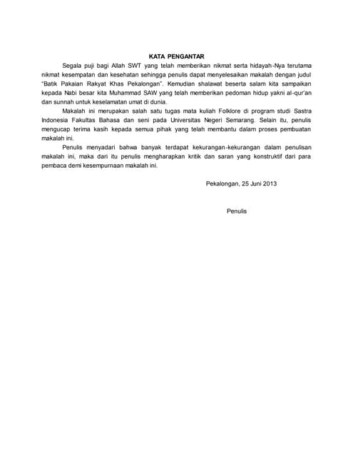 Makalah kebudayaan batik indonesia