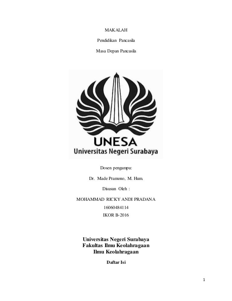 Makalah Pancasila