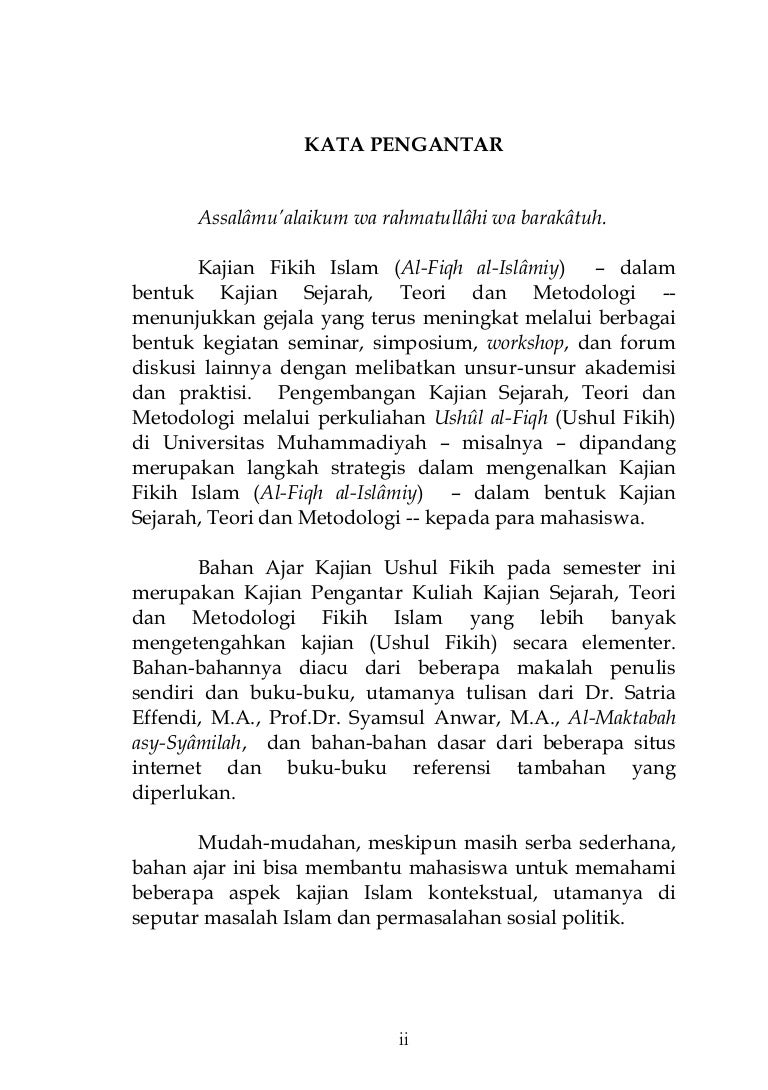 Contoh Kata Pengantar Fiqih Jawat Kos Contoh Kata Pengantar Fiqih Jawat Kos