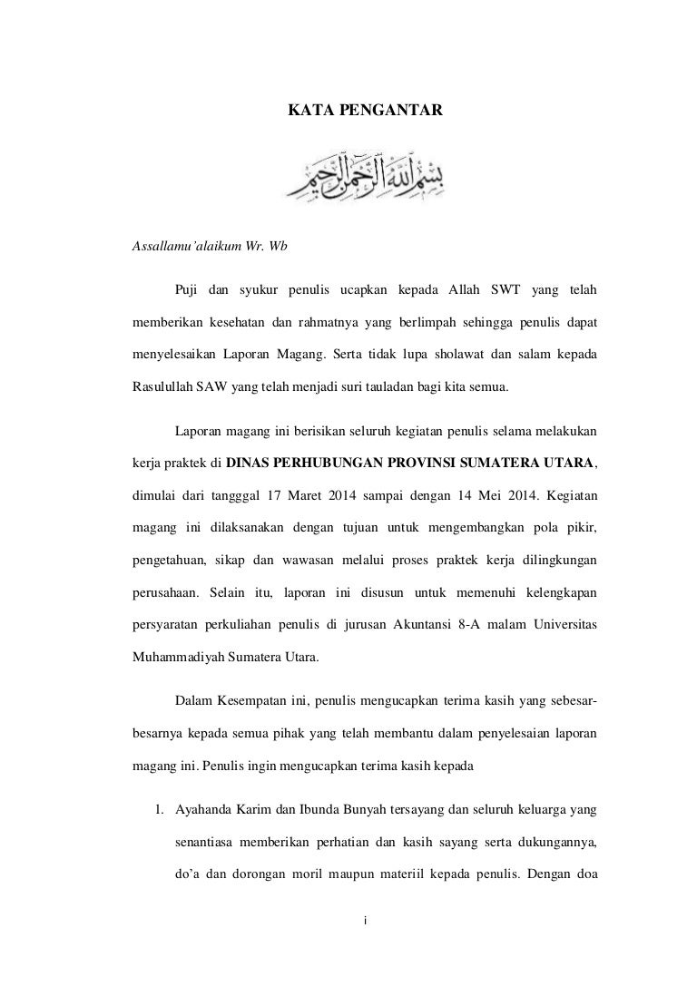 Kata Pengantar Daftar Isi