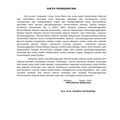 KATA PENGANTAR LPPD 