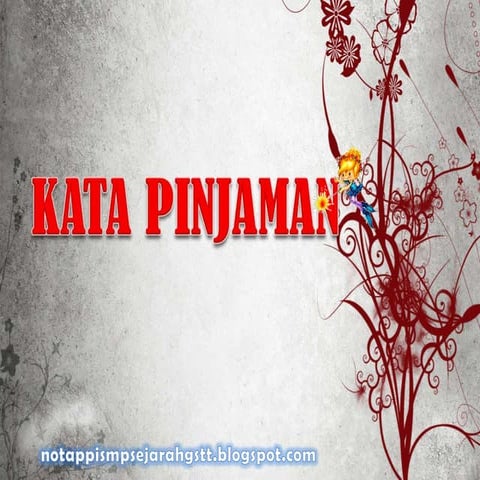 Kata Pinjaman 
