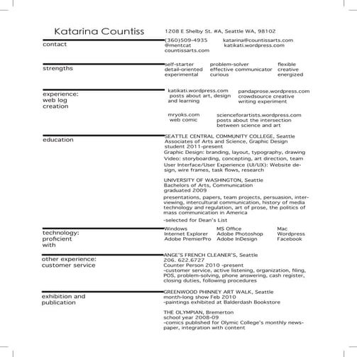 Katarinacountissresume2012
