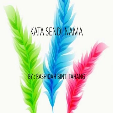 Kata sendi nama
